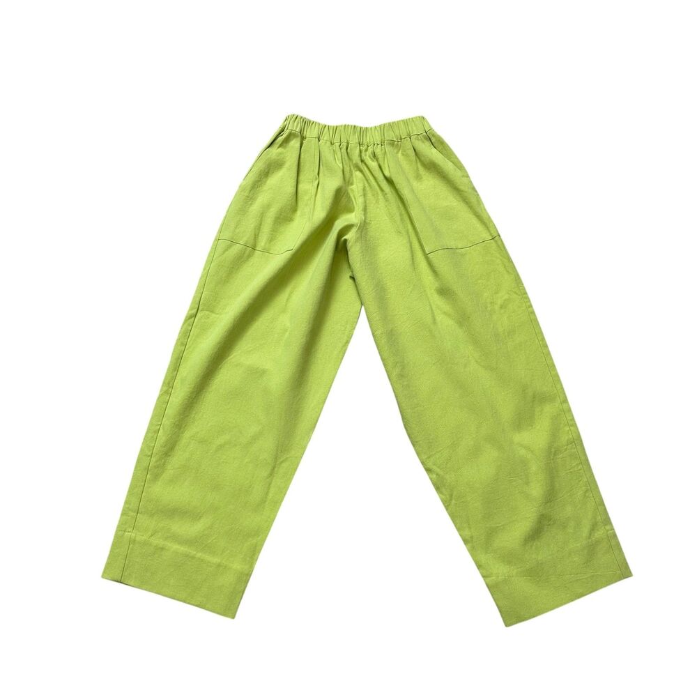 Nettle Studios Mid Tapered Pant in Lime Green Size XS
